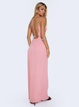 Kiss Of Life Chiffon Maxi Dress Pink