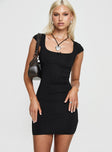 Stum Mini Dress Black