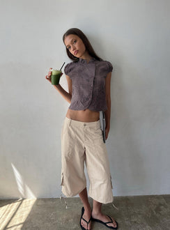 Relaxer 3/4 Cargo Trousers Beige