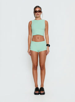 Henree Terry Co-ord Mint Green