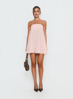 Gypsea Bandeau-Minikleid Light Pink