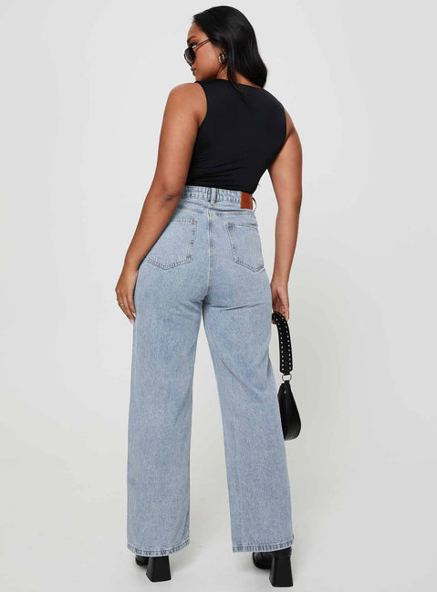 product Princess Polly Mid Rise  Nicolo Jeans Denim