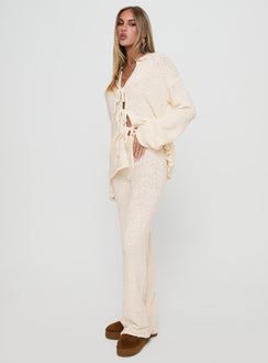 Slow Mover Boucle Lounge Set Cream