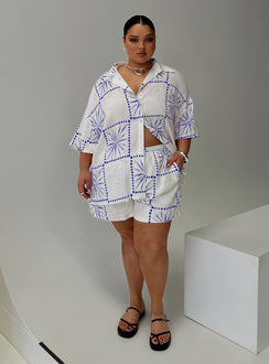 Star Star Set White / Blue Curve