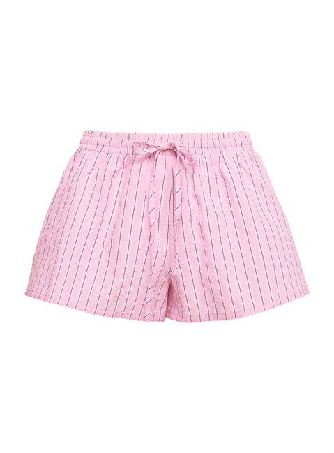 Abigayle Shorts Pink Stripe Petite