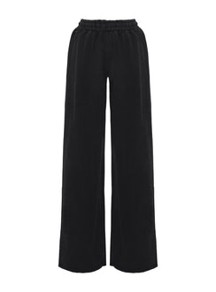 product Princess Polly All Day Straight Leg Sweatpants Washed Black High Waisted Pants 