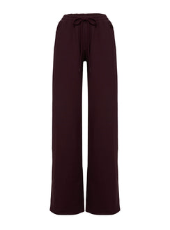 product Princess Polly All Day Straight Leg Sweatpants Wine 