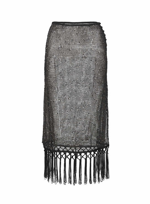 product Princess Polly Alnet Maxi Skirt Black Midi Skirts 