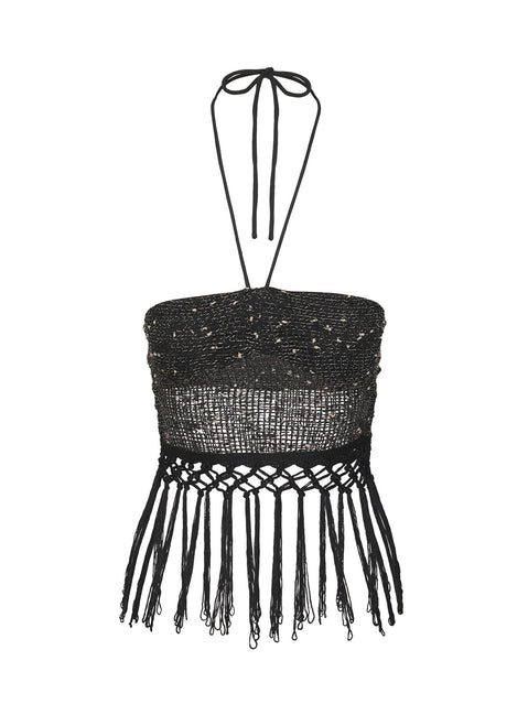 product Princess Polly Alnet Top Black Sleeveless V-Neck 