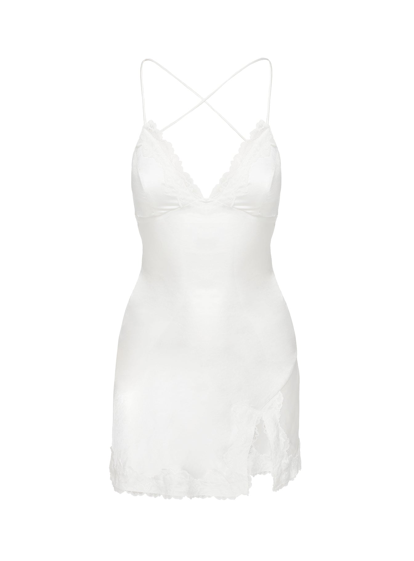 product Princess Polly Anysa Mini Dress White Plunger 