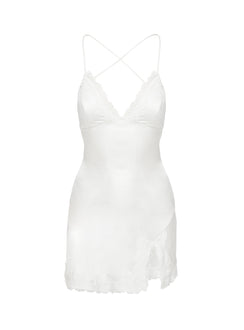 product Princess Polly Anysa Mini Dress White Plunger 