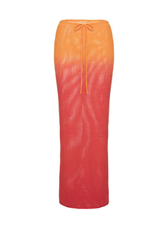 product Princess Polly Auralia Knit Maxi Skirt Orange Maxi 