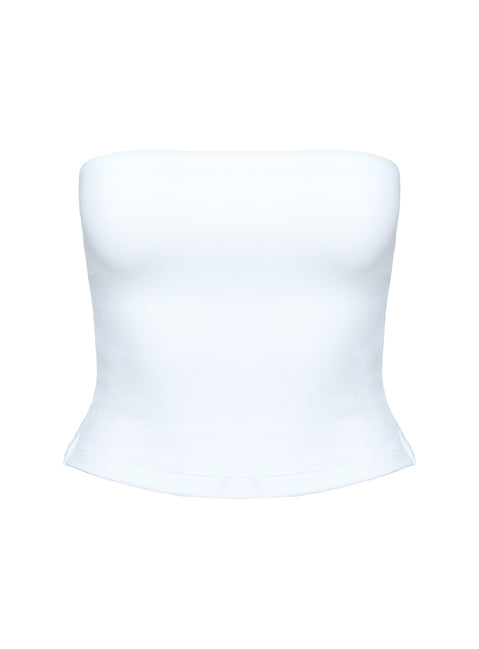 product Princess Polly Aurorah Strapless Top White Sleeveless straight 
