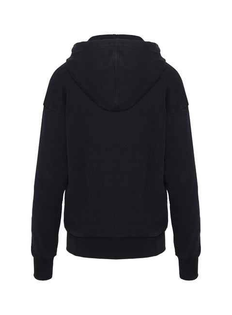 All Day Oversized  Hoodie Washed Black