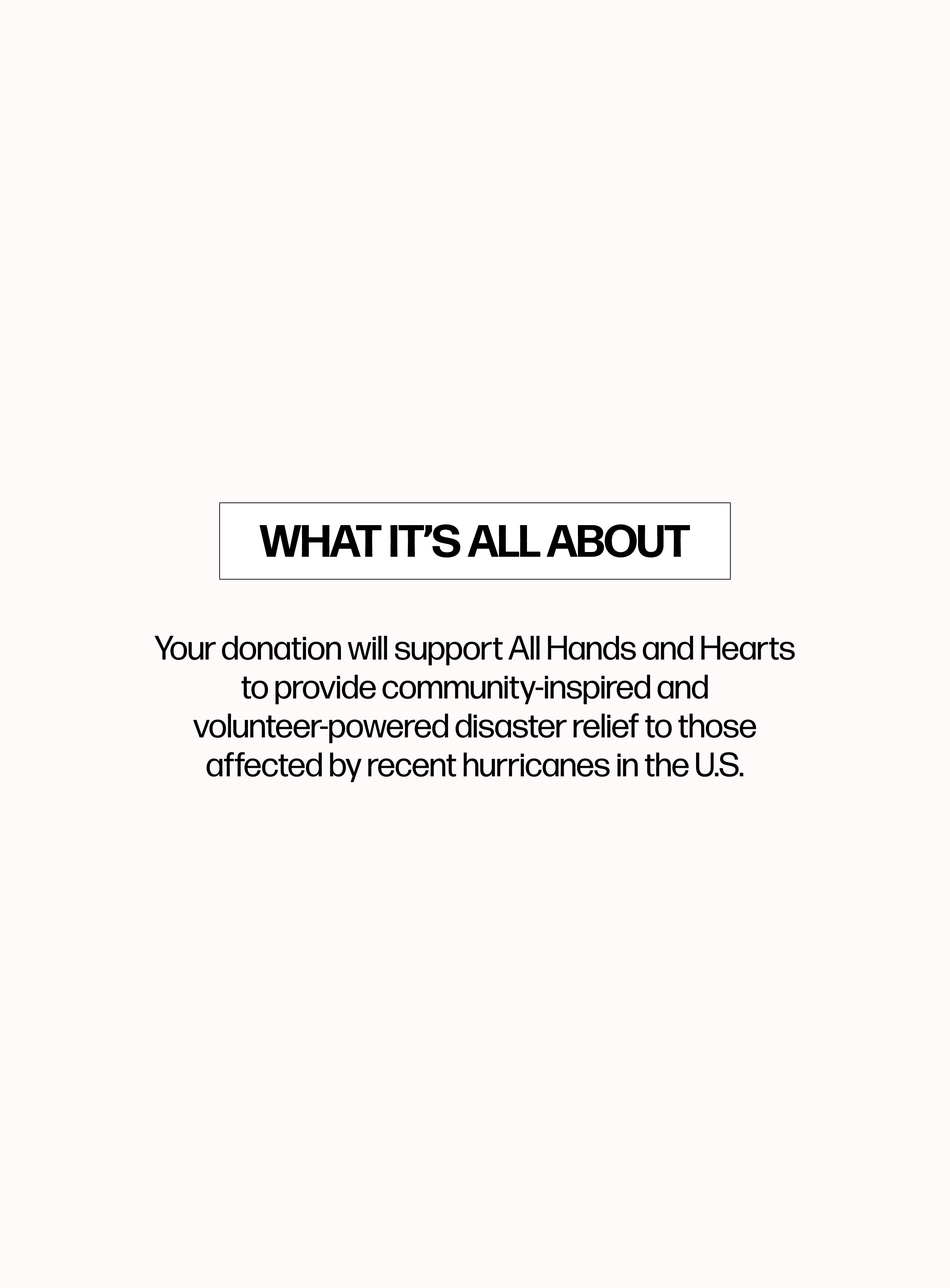Donate $1 USD to Support Hurricane Relief