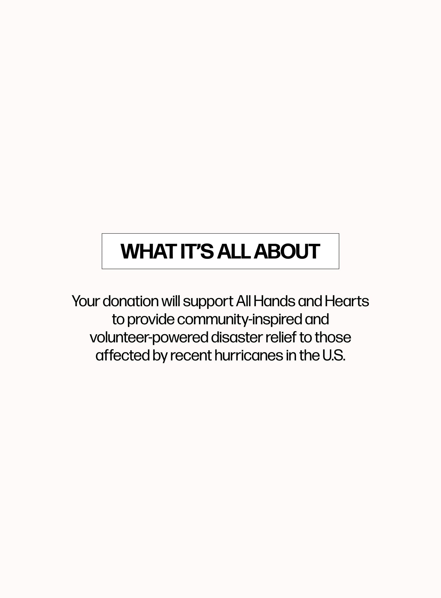 Donate $1 USD to Support Hurricane Relief