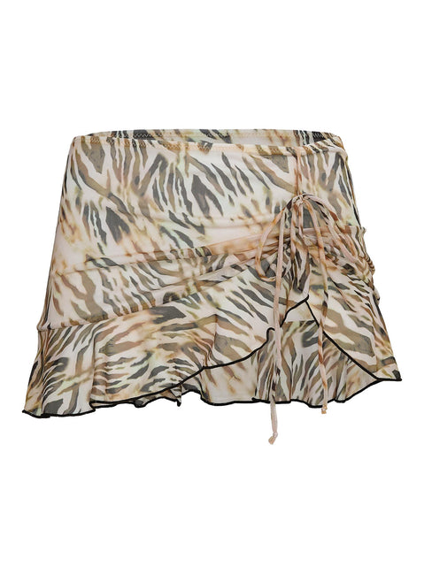 Aradela Tie Side Sarong Tiger