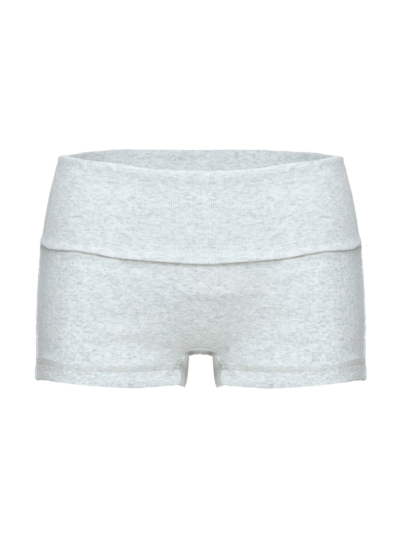 product Princess Polly Baseline Low Rise Rib Shorts Grey Marle Low Rise Shorts 