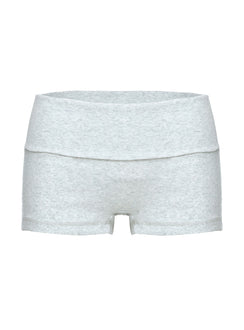 product Princess Polly Baseline Low Rise Rib Shorts Grey Marle Low Rise Shorts 