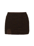 product Princess Polly Bennington Lace Mini Skirt Brown 