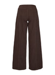 Bystander Lace Up Pants Brown