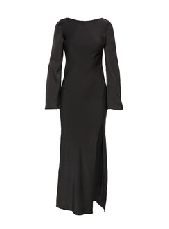 product Princess Polly High Neck  Cagely Long Sleeve Maxi Dress Black