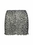 Leopard print mesh mini skirt Good stretch, mesh lined Princess Polly Lower Impact 