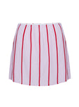 Striped mini skirt A-line fit, invisible zip fastening at back Non-stretch material, fully lined  Princess Polly Lower Impact 