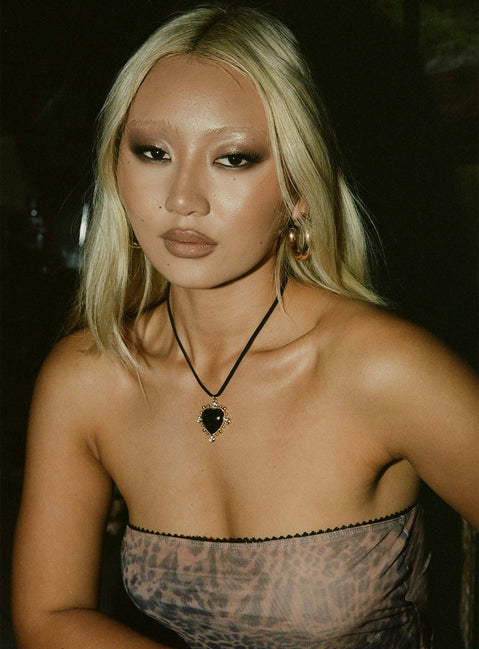 Check In Necklace Gold