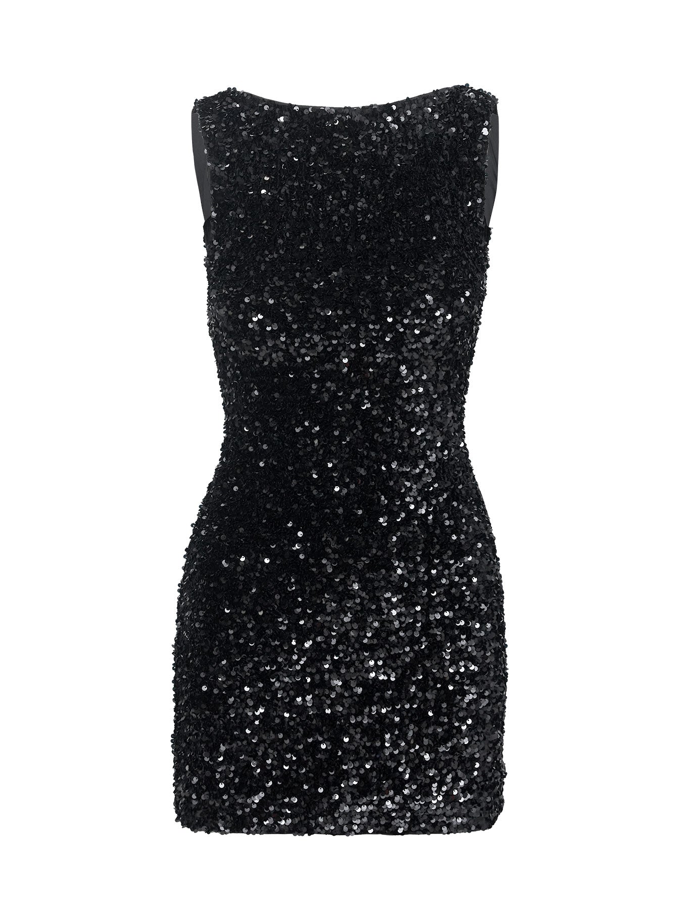 Cinematic Sequin Mini Dress Black | Princess Polly Cinematic Sequin Mini Dress Black | Princess Polly