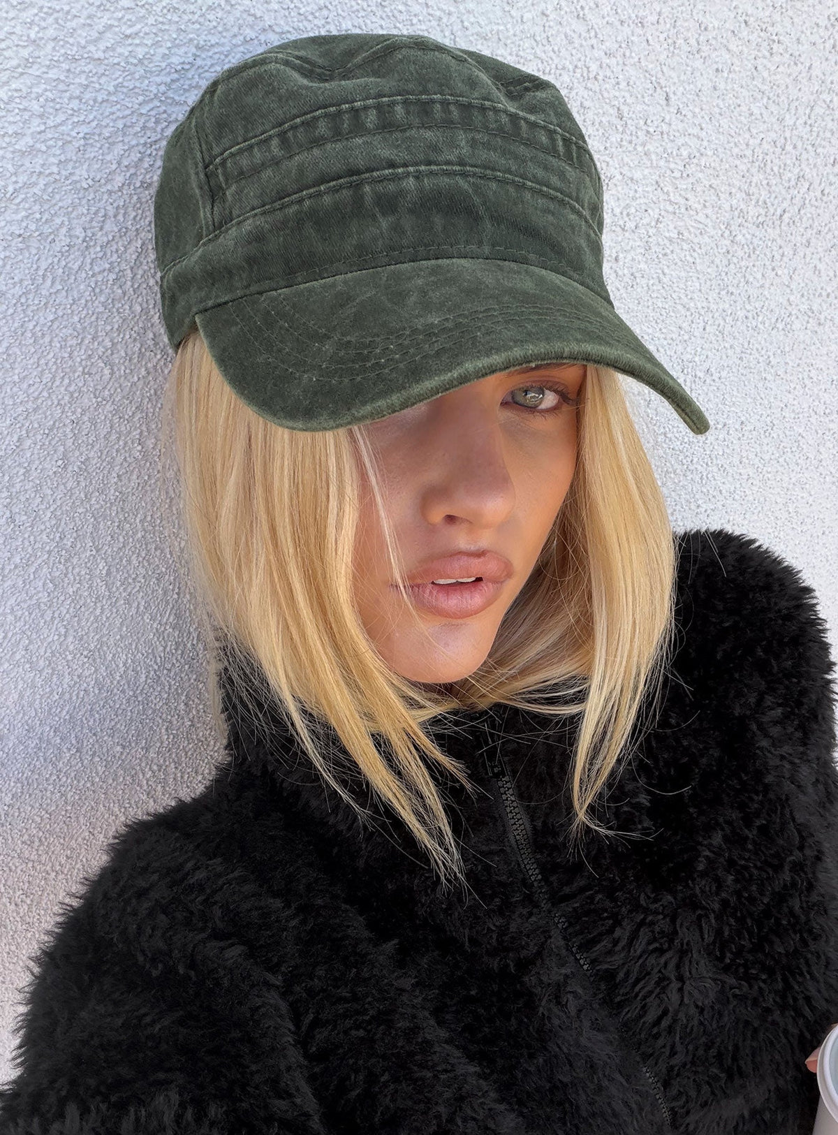Odera Military Cap Washed Khaki