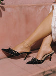 Charisma Pointed Toe Heels Black