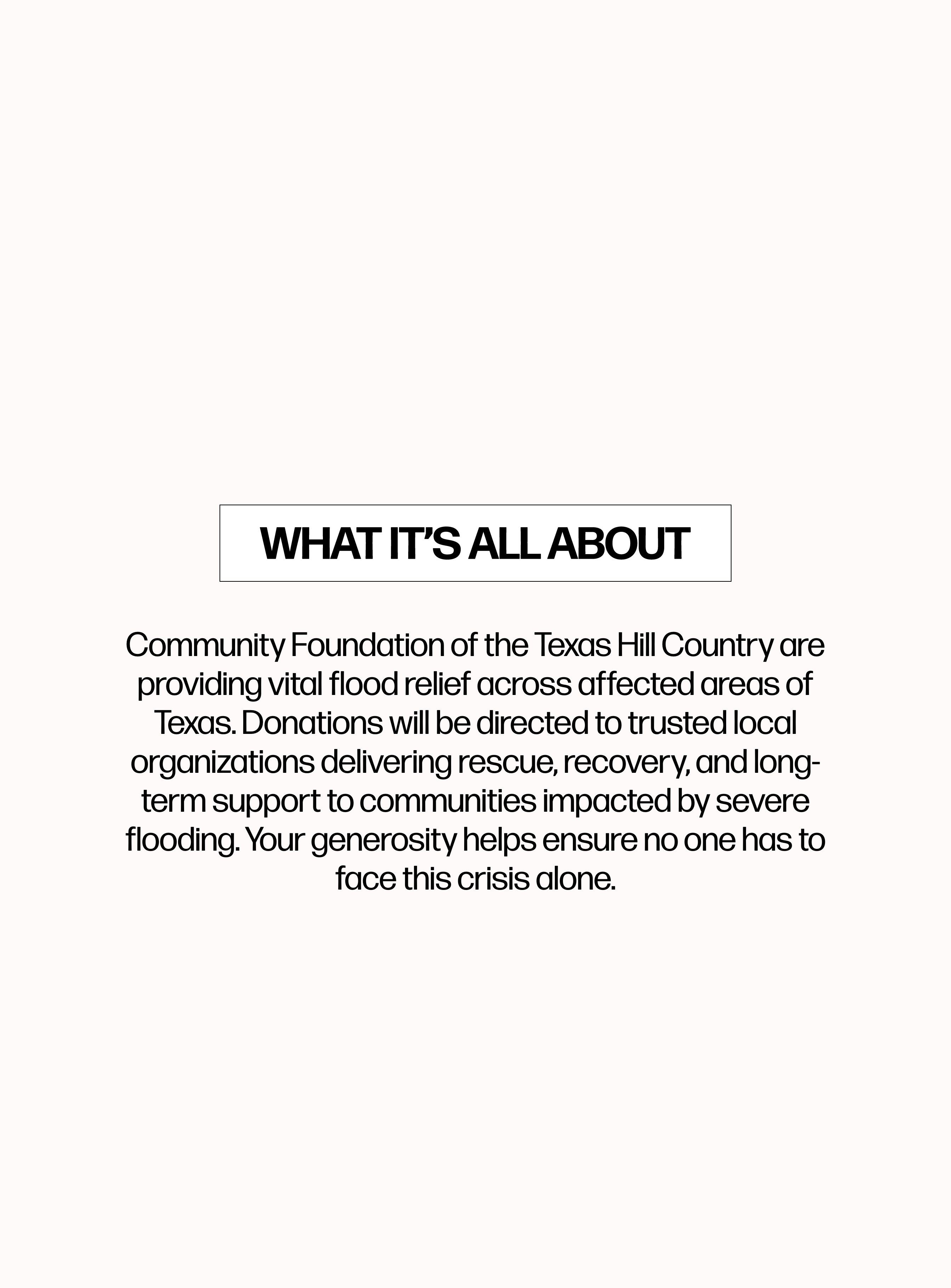 information about Community Foundation of the Texas Hill Country