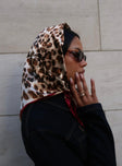 Cool Girl Scarf Leopard