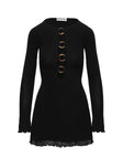 Dejonge Ring Mini Dress Black Petite