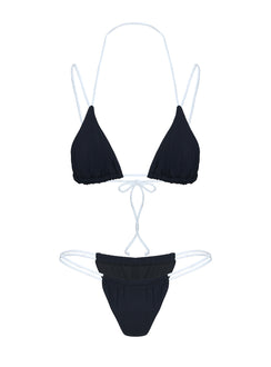 Desiree Bikini Bottoms Black / White