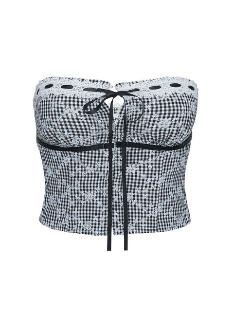 product Princess Polly Dill Strapless Top Black Sleeveless straight 