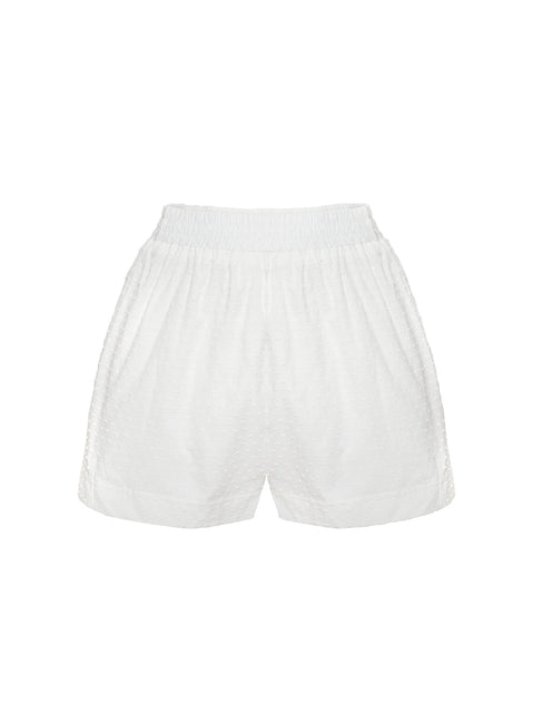 product Princess Polly Dobby Shorts White High Waisted Shorts 