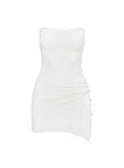 product Princess Polly Donelli Lace Mini Dress White Straight Neck 