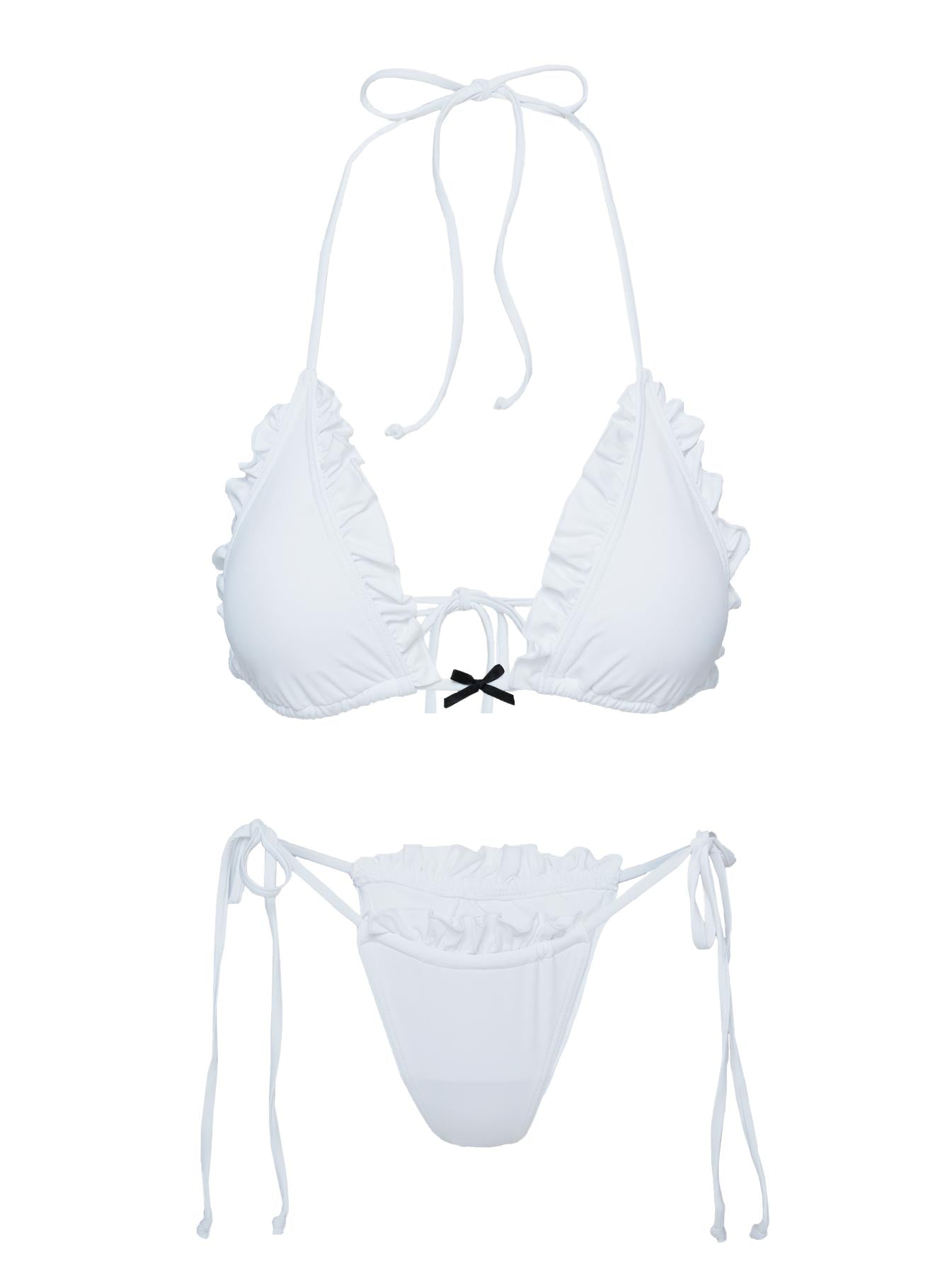 Dream Drift Bikini Top White