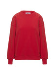 product Princess Polly Dream Fleece Classic Crewneck Sweatshirt Red Long 