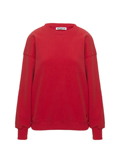 product Princess Polly Dream Fleece Classic Crewneck Sweatshirt Red Long 