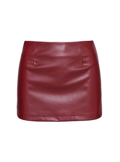 product Princess Polly De Tigre Belted Mini Skirt Red Mini Skirts 