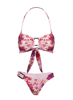 Evonie Halter Bikini Top Dusty Rose