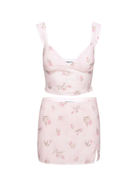 Fantina Set Pink Floral