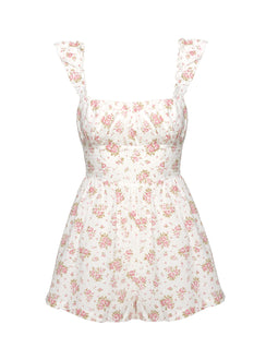 Fusili Romper White Floral