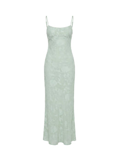 Avienna Maxi Dress Sage Burnout
