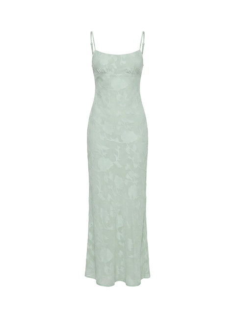 Avienna Maxi Dress Sage Burnout