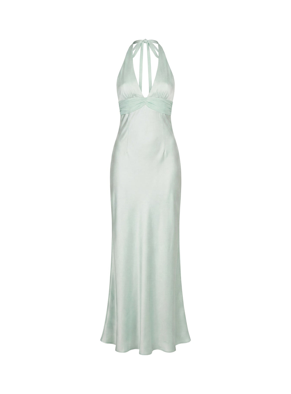 Odyssa Maxikleid mit Neckholder in Mintgrün