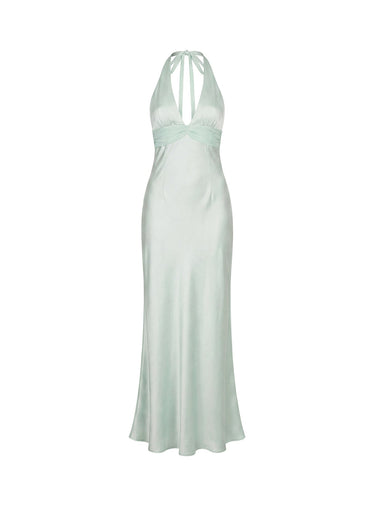 Green Satin Dresses